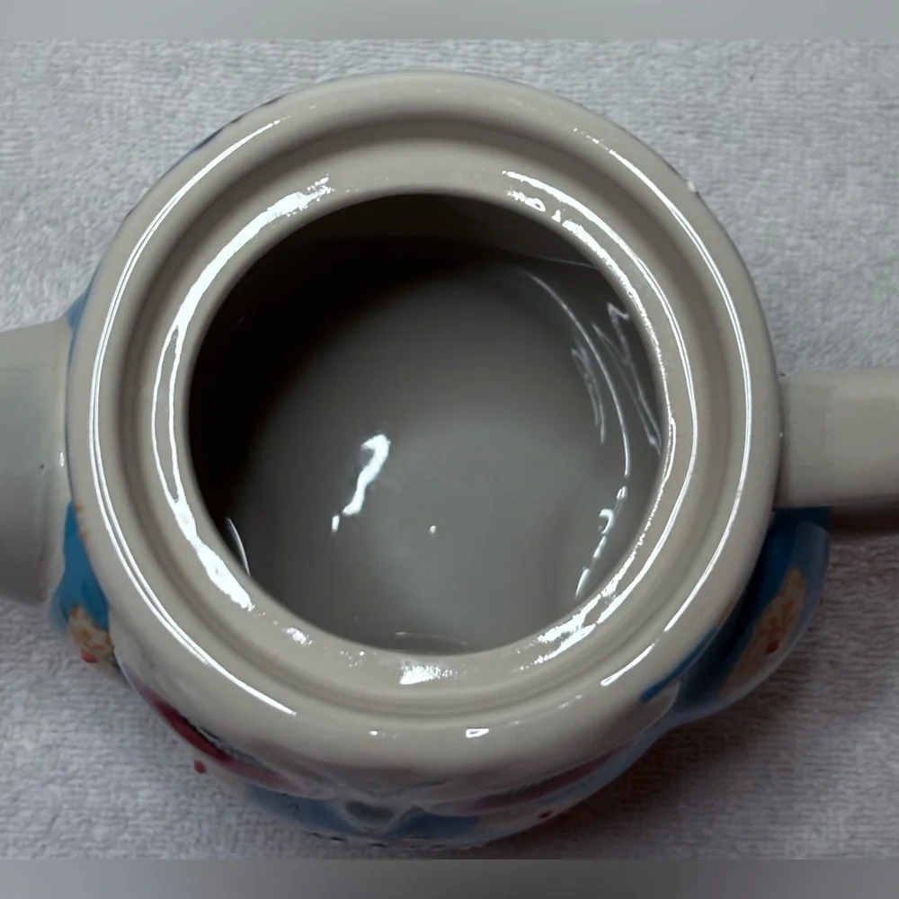 Vintage Ceramic Owl Teapot Hand Painted and Enamled Pottery Tea Pot by Royal